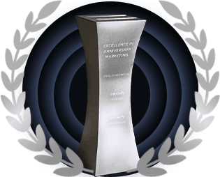 Marketing Excellence Awards, Excellence in Anniversary Marketing badge