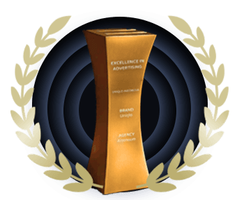 Gold - Excellence in Advertising badge