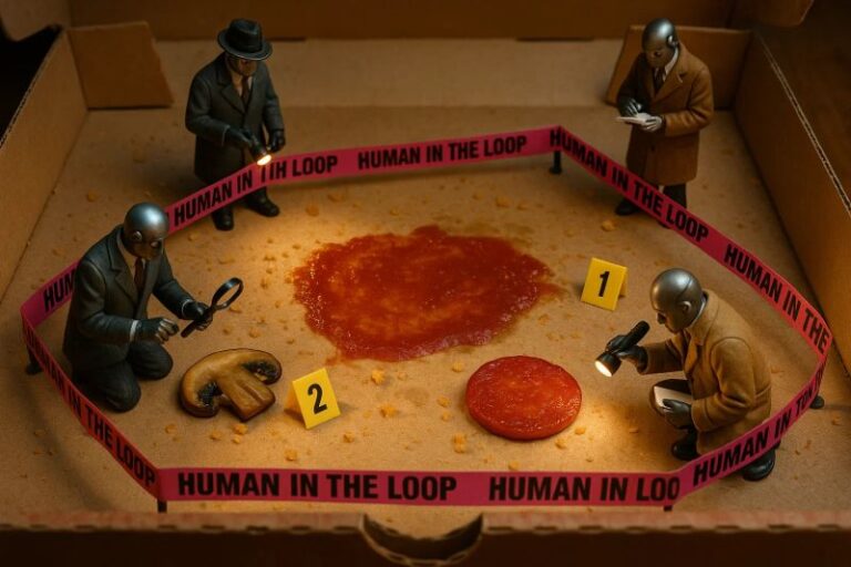 Why do we always keep a human in the loop?